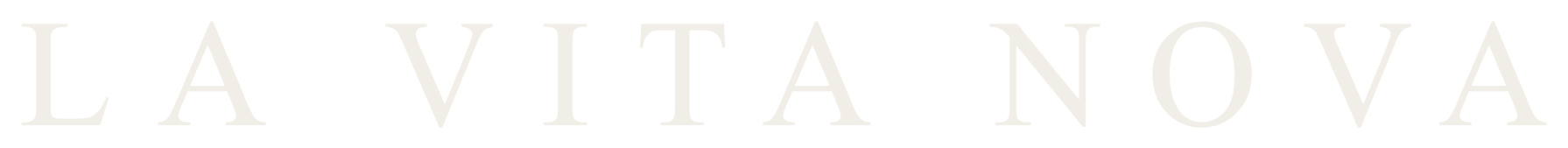 La Vita Nova